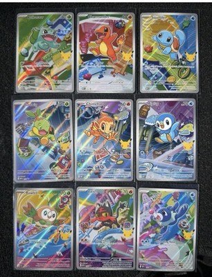 Set of 9 First Partner Illustration Collection Series 1 Promo 30th Anniversary