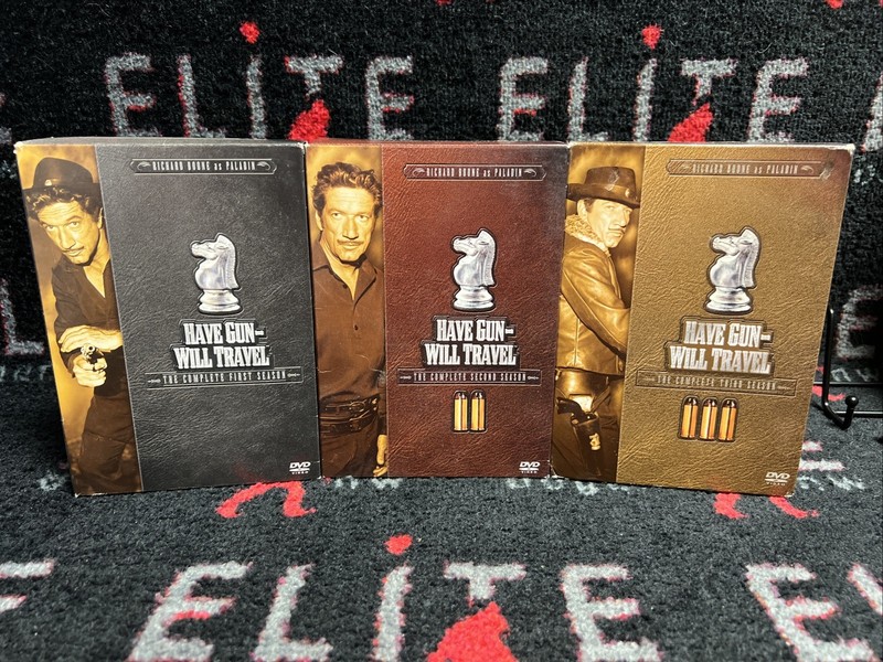Have Gun Will Travel - Season 1, 2, 3 Complete- DVD Set W/ Slip CBS DVD