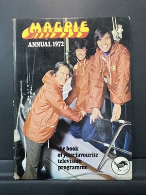 Vintage SAGA Annual 1972 Hardback Book TV Programme Guide Collectible