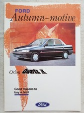FORD ORION QUARTZ Car Sales Leaflet OCT 1991?FA1039