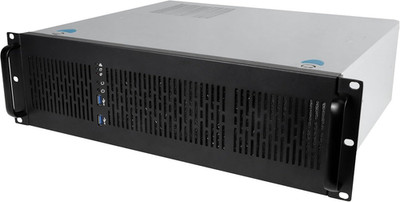 3U Server Chassis Rackmount Case, 4X 3.5 Bays, ATX Compatible, 2X 80Mm Fans, 2X