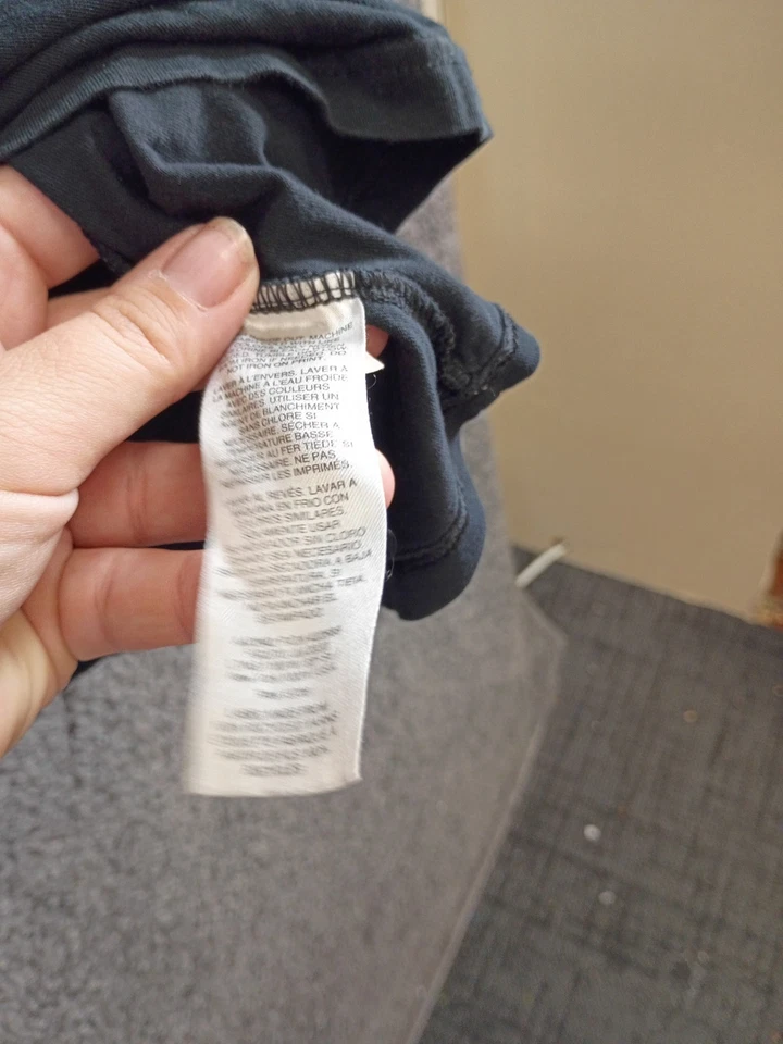 Adidas толстовка с капюшоном рубашка молодежи мальчиков большой (14/16) черный 3 полоски длинным рукавом пуловер - Изображение 4 из 4