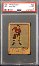 1951 PARKHURST #56 TED LINDSAY PSA 6