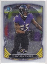 2014 Bowman Chrome Football Terrell Suggs #17