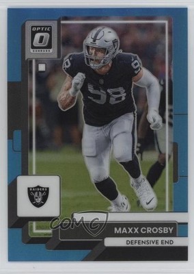 2022 Panini Donruss Optic Aqua Prizm /299 Maxx Crosby #106 4f5