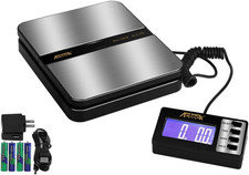 150LB X 0.1 OZ Extended Display Digital Shipping Postal Scale with AC Adapter, B