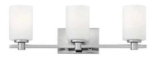 Hinkley Karlie 22 1/2" Wide Modern Chrome 3-Light Bath Light - Picture 3 of 10