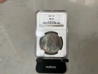 1887 Morgan Silver Dollar NGC MS63 toned dual sides