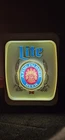 Vintage Miller Lite " A Fine Pilsner " Beer Lighted Light Wall Sign Advertising