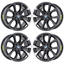 19 Bmw X5 Pvd Black Chrome Wheels-c Rims Factory Oem 86045 Exchange 2014-2018 19 Bmw X5 Pvd Black Chrome Wheels-c Rims Factory Oem 86045 Exchange 2014-2018