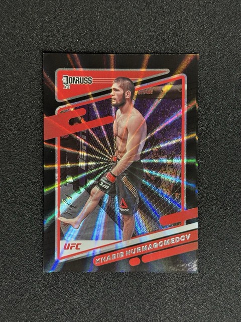 2022 Panini Donruss UFC #1/1 Khabib Nurmagomedov True Black Prizm Press Proof #4