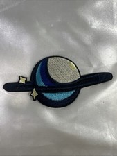 Planet Space Stars Embroidered Iron On Patch Free Shipping