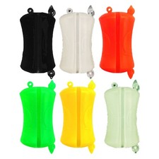 2X Tragbare Angelrute Fixed Ball Gummi Angelrute Clip Angelrutenhalter #