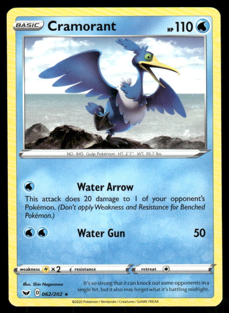 Pokémon TCG Pokémon Cramorant Cramorant Rare Regular