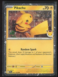 Pikachu 051/162 Temporal Forces Pokemon Day 2026 Stamped Promo