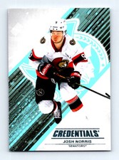 #5 2024-25 Upper Deck Credentials BASE  Josh Norris Senators