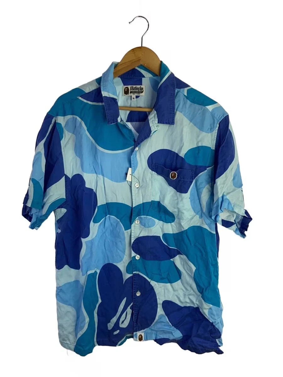 A Bathing Ape Short Sleeve Casual Button-Down Shirts for Men for
