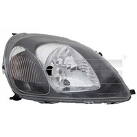 Scheinwerfer Rechts Schwarz H4 FüR Toyota Yaris SCP1_ NLP1_ NCP1_ _P1_
