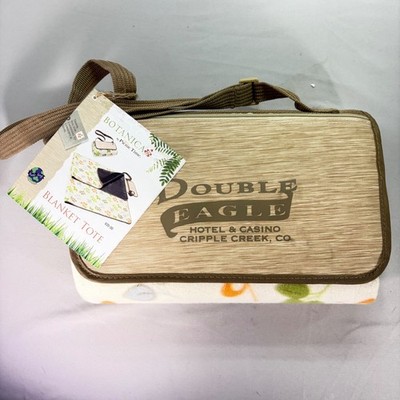 Picnic Time Botanica Blanket Tote Water Resistant Double Eagle Casino Colorado