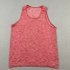 Lululemon Tank Top Men Medium Red Sleeveless Performance Gym Running Training M