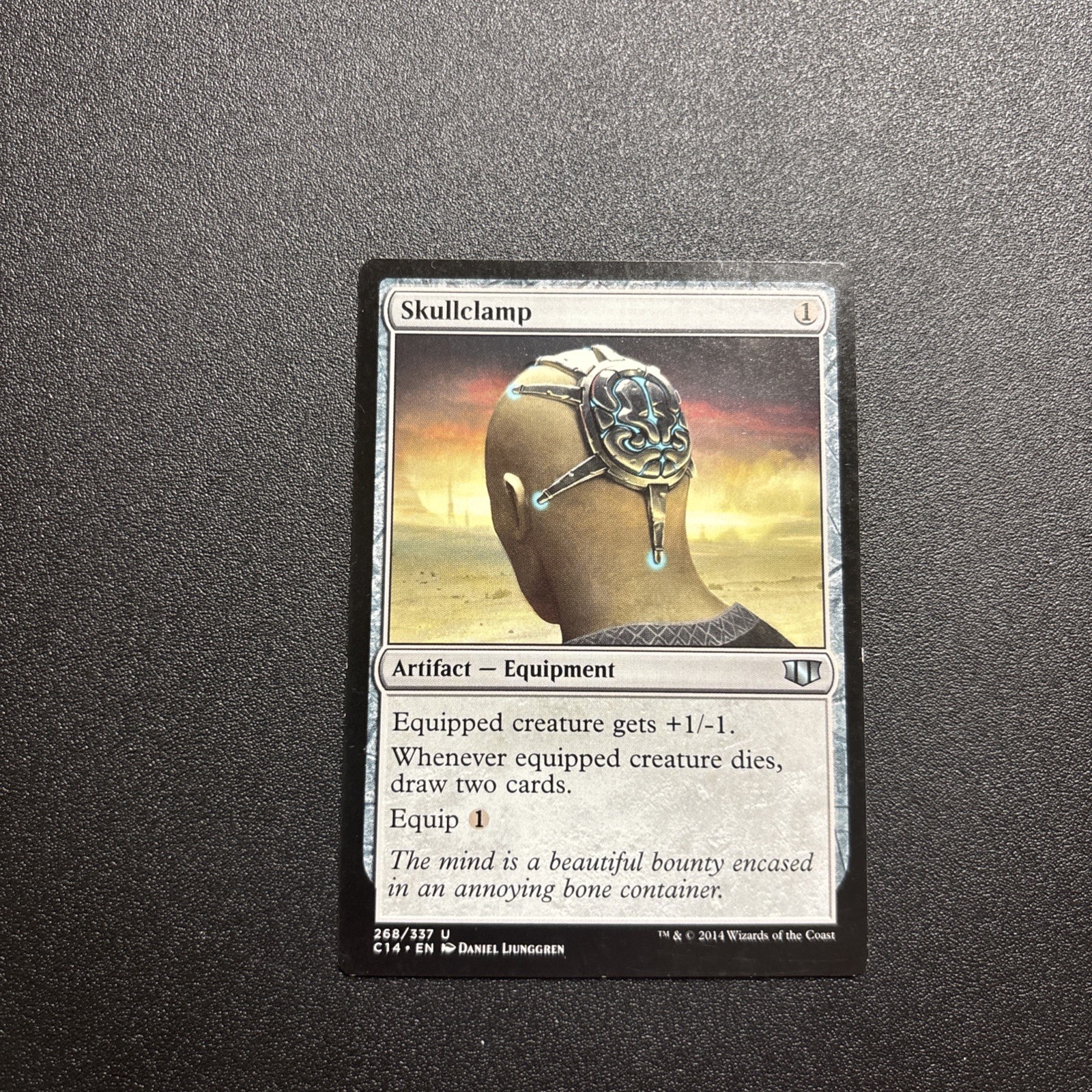 MTG Skullclamp Commander 2014 #268/337 Magic the Gathering