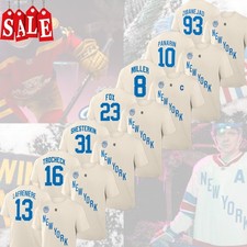 New York Rangers 2026 NHL Winter Classic Name & Number Player: Zibanejad, Panari