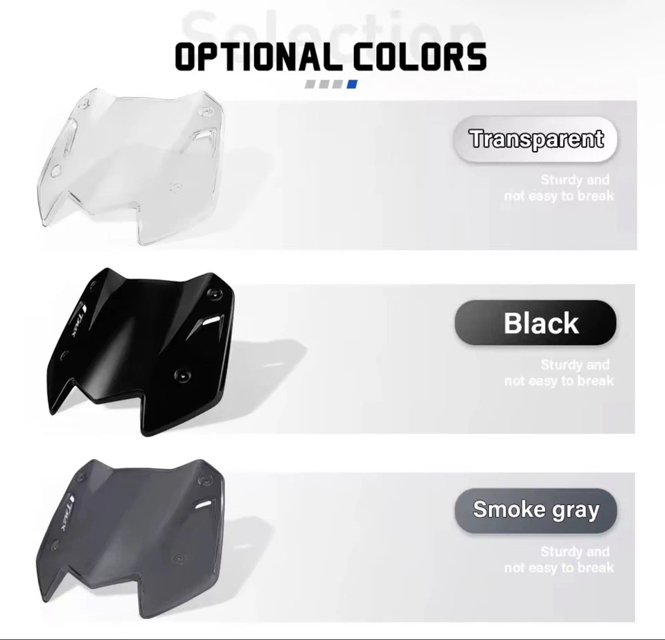 CUPOLINO PARABREZZA WINDSHIELD SPORTIVO +ADESIVO VITI OMAGGIO TMAX 560 2022-2025 - Immagine 4 di 4