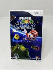 Super Mario Galaxy Wii Original Booklet Manual ONLY Guide Instruction Authentic