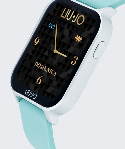 Smartwatch Femme LIU JO LUXURY VOICE ENERGY SWLJ113 Silicone Blue Clair - Photo 2 sur 2