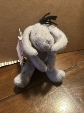 Disney Store Classic Pooh Mini Bean Bag Eeyore Plush   7  