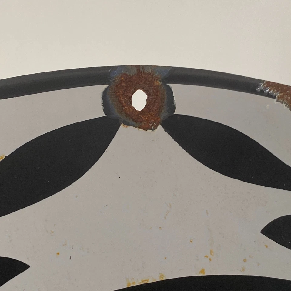 Mercedes-Benz Enamel Sign - Ø 50cm (19.7") - Rare Vintage Collector Wall Signage - Image 2 of 4