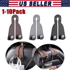 2 In 1 Universal Double Hook Car Truck Seat Headrest Hook Hanger Phone Holder Us