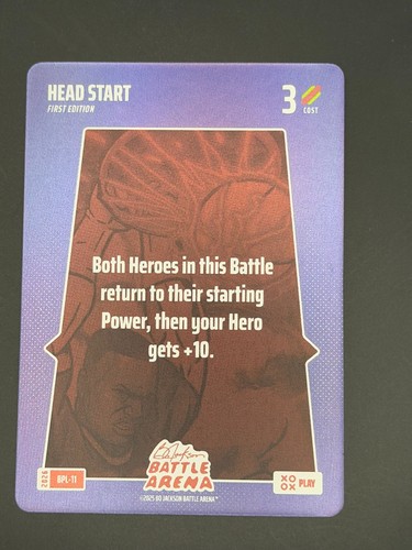 Bo Jackson Battle Arena Griffey #BPL-11 Head Start Bonus Play SSP