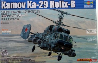 TRP05110 1:35 Trumpeter Kamov Ka-29 Helix-B Helicopter