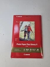 Canon Photo Paper Plus Glossy II - Inkjet Photo Paper - 5" x 7 " - 20 Sheets