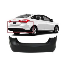 Bumper Cover For 2012-2014 Ford Focus Cp9z17k835baptm Rear
