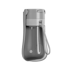 KW Hunde-Trinkflasche für unterwegs, 450 ml - klappbare Wasserflasche für Reisen