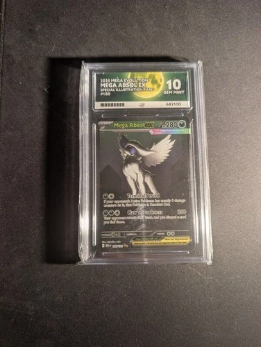 Mega Absol EX 180/132 SIR Ace 10 Perfect Subgrades Gem Mint ME01