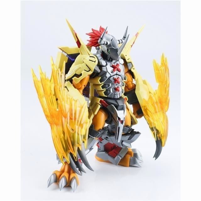 Para Digimon Adventure Wargreymon Figura Elevación Modelo Estándar XY Efectos Garra Parte