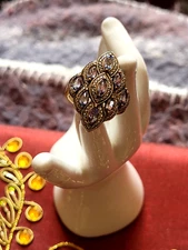 JOB LOT.925 gold in colour. Ladies x 3 Rings/x 8 Necklaces.Used.