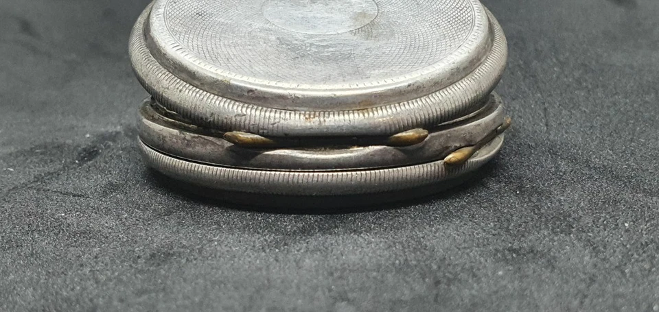 Reloj Bolsillo Caja Plata Vintage, Robert Roskell, Angre 15 Rubis, 26392 Foto 4 de 4