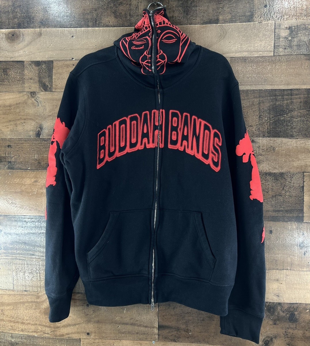Buddah Bands Black Hoodie Hooded Sweatshirt Size 2XL | eBay