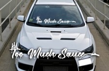 Too Much Sauce Sticker Decal Car Vinyl Jdm Stance Drift Euro Kdm Low Racing Too Much Sauce Sticker Decal Car Vinyl Jdm Stance Drift Euro Kdm Low Racing