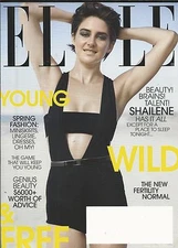 Elle Magazine Shailene Woodley Spring Fashion Fertility Accessories Makeup Tips