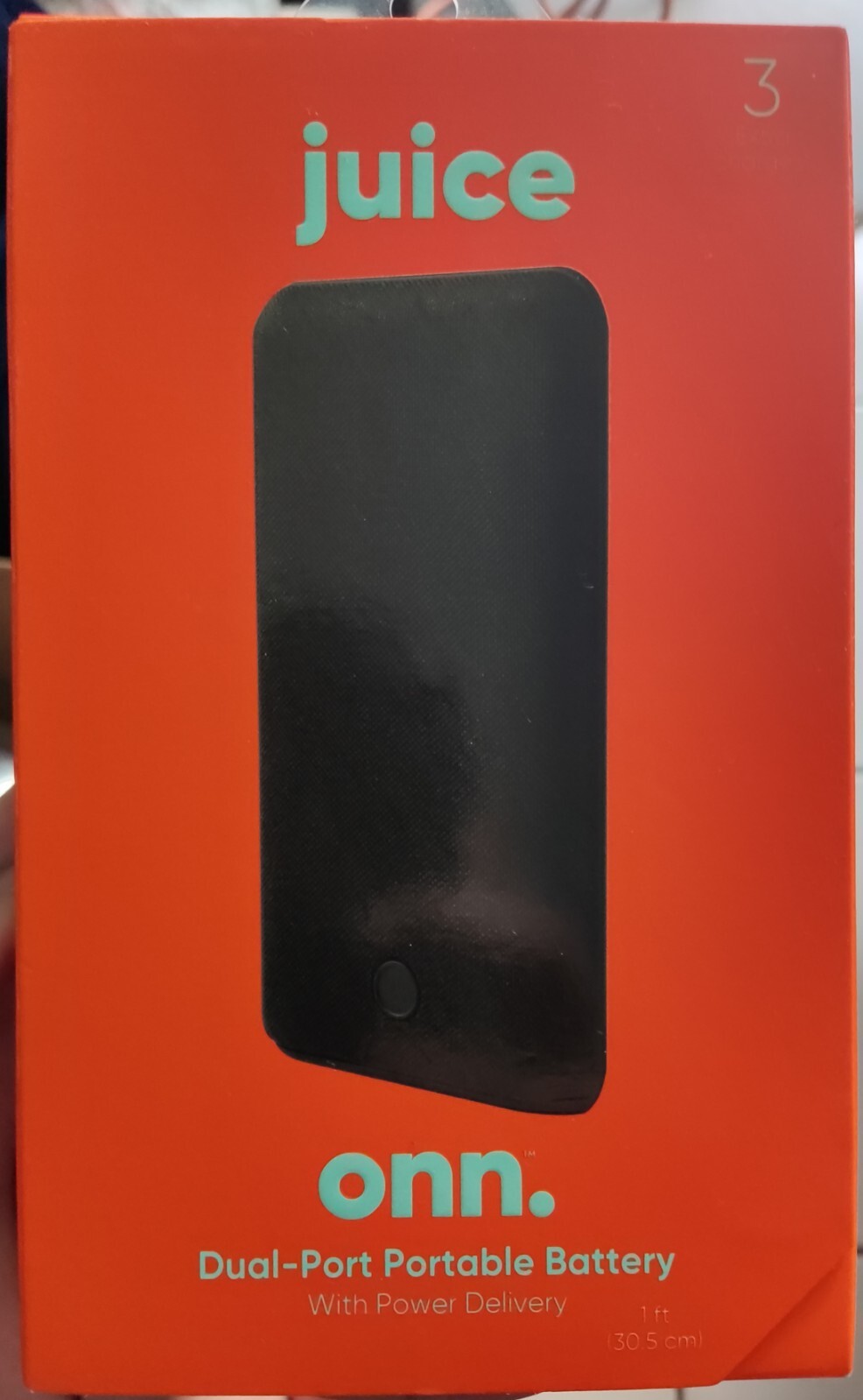 Juice ONN 10000mah Dualport Portable Battery With Power Delivery for