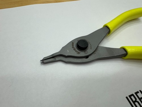 Snap-on Tools USA NEW HI-VIZ .047 Straight Tip Snap Ring Pliers SRPC4700HV - Bild 4 von 8