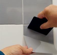 Tile Stickers Peel & Stick Pack of 25 or 50 - 100mm x 100mm Kitchen Splashback