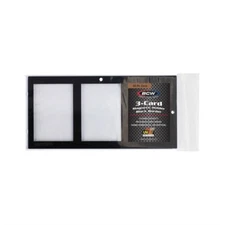 BCW Magnetic 3 Trading Card Black Border Wall Mountable Holder Display Frame
