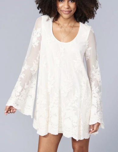 Mumu Fannie Flow Dress Medium Lace 