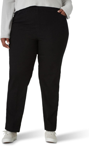 Women'S plus Size Stretch Elastic Waist Pull-On Pant - Picture 11 of 12